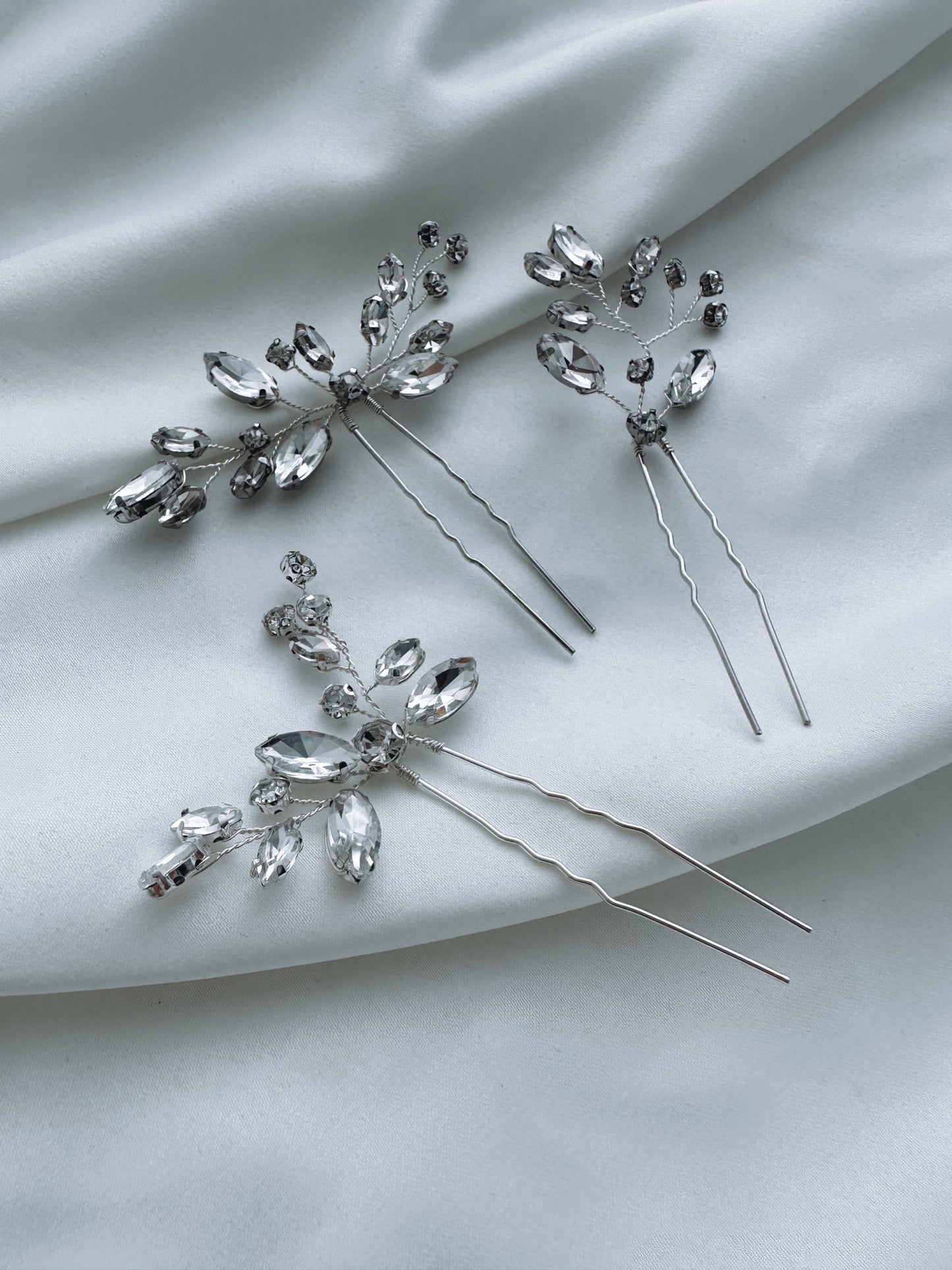 Elsie - Diamante Wedding Hair Piece
