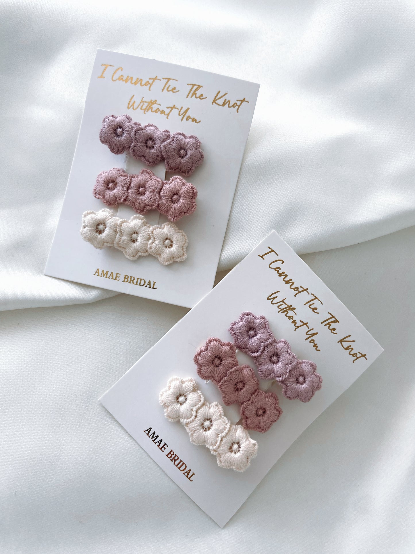 Flower Girl Hair Clips