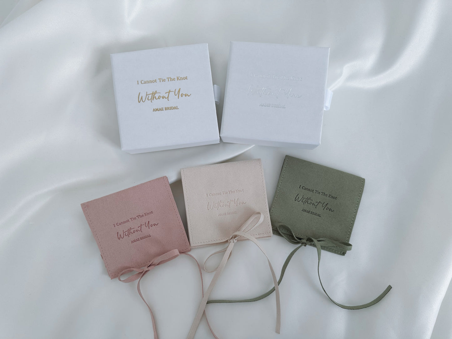 Pearl Drop Hoop Earrings And Pouch