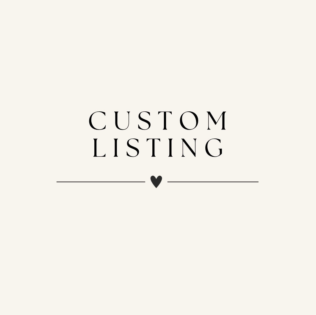 Custom Listing for Kristin