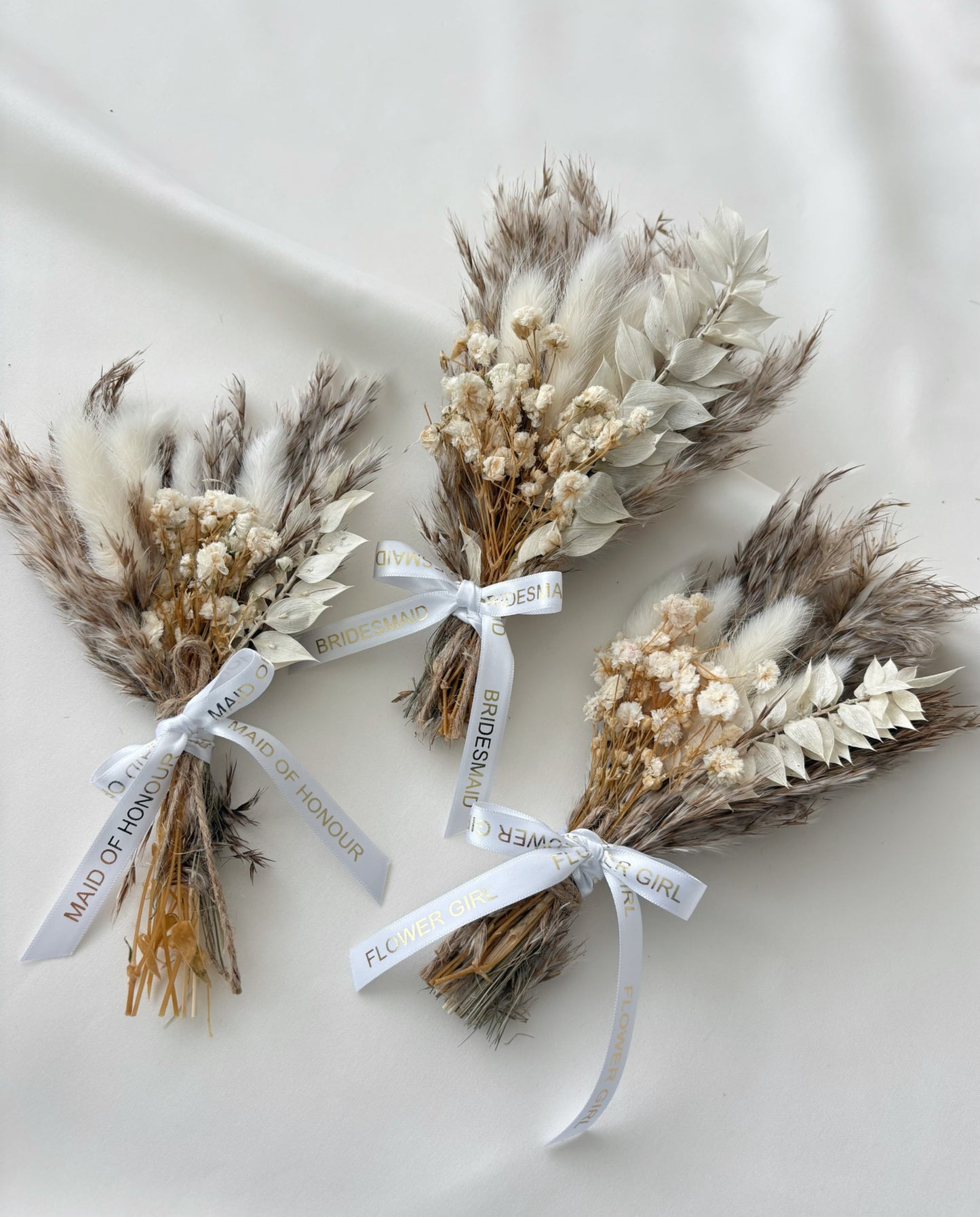 Mini Dried Flower Bridesmaid Bouquet