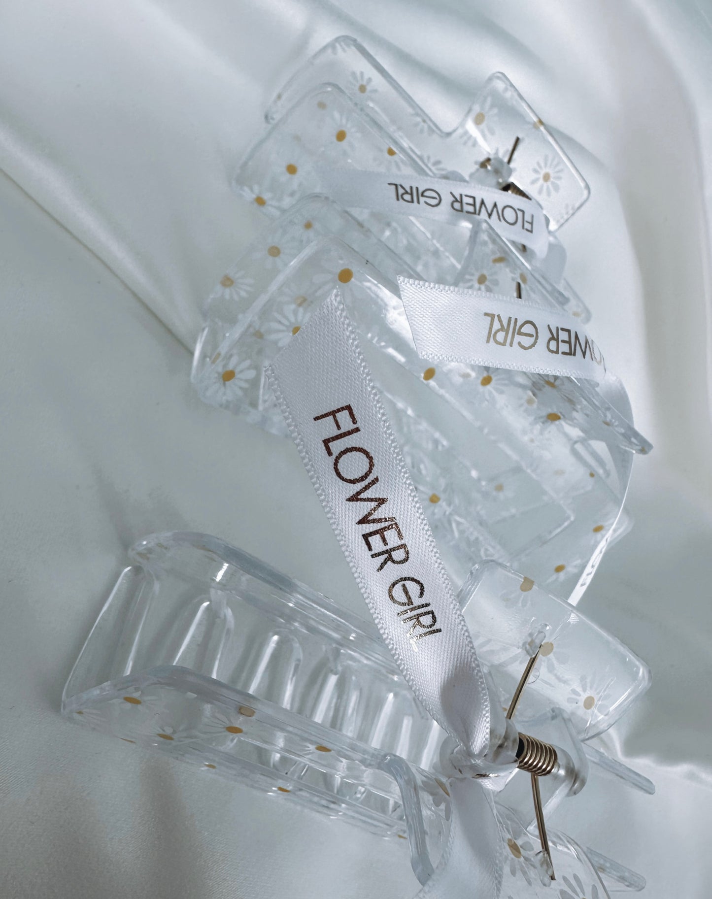 Flower Girl Daisy Claw Clips