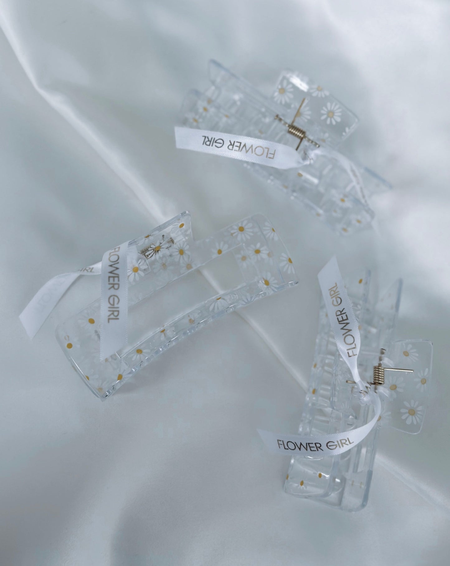 Flower Girl Daisy Claw Clips