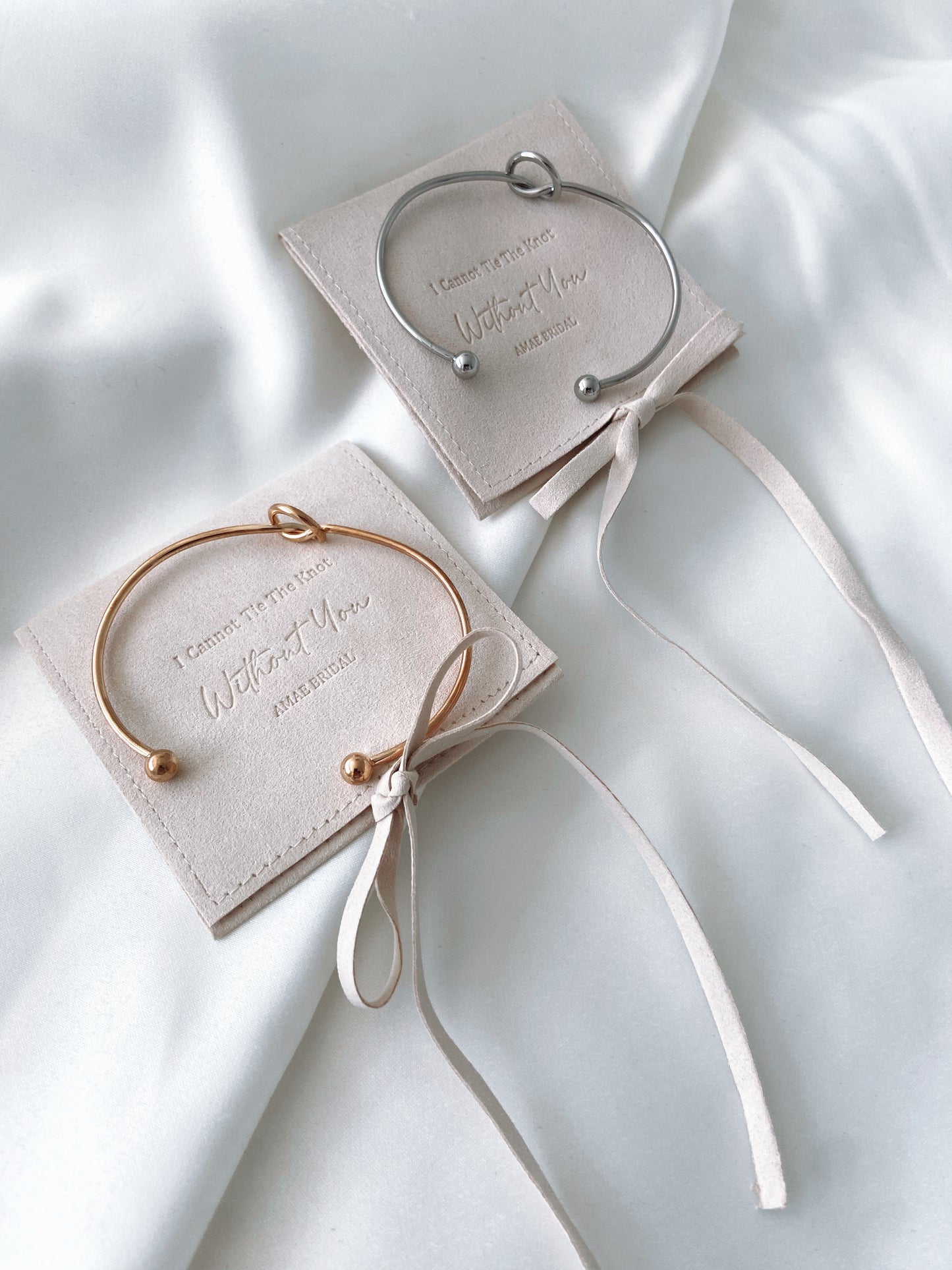 Bridesmaid Infinity Bangle And Pouch