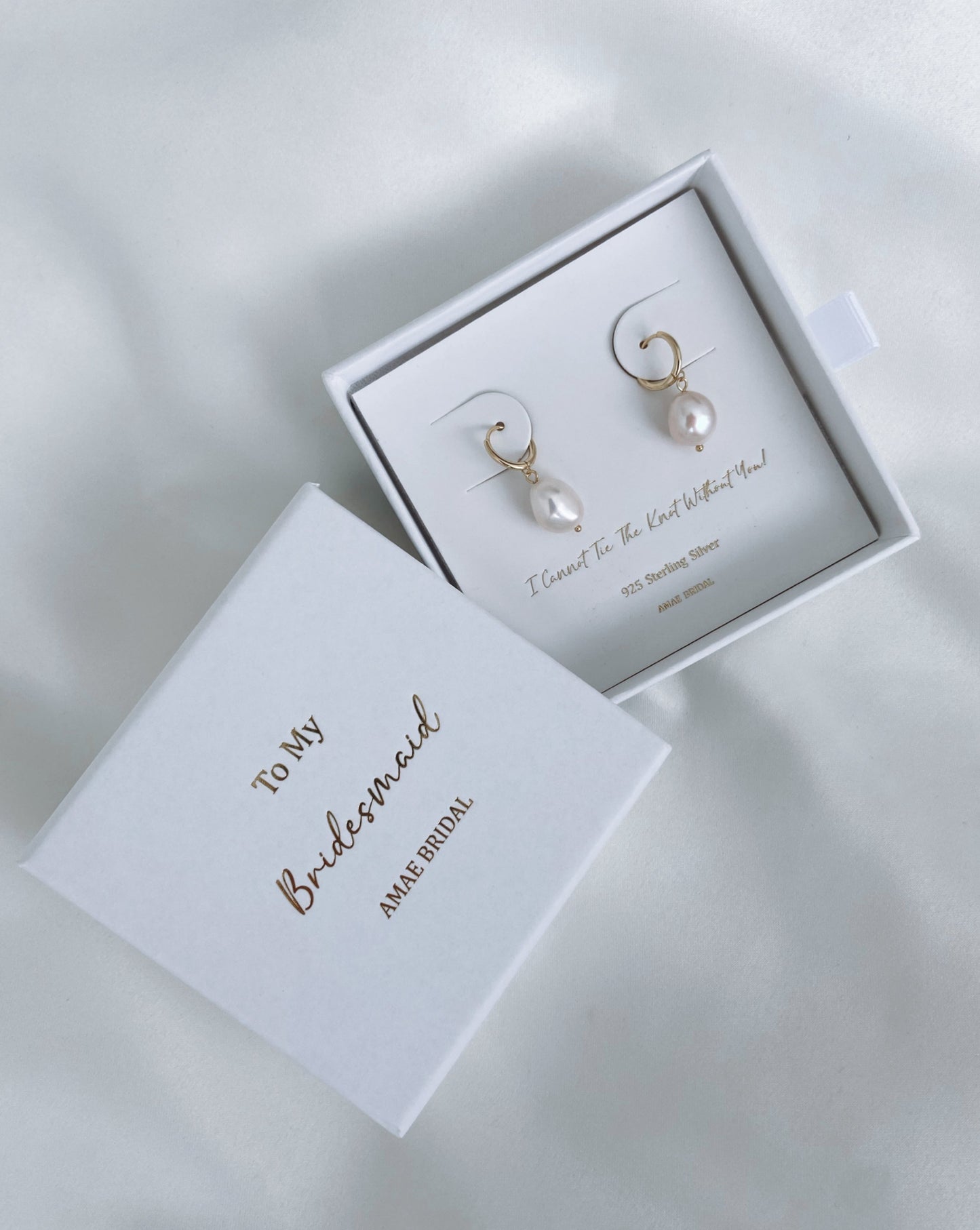Sterling Silver Freshwater Pearl Drop Earrings
