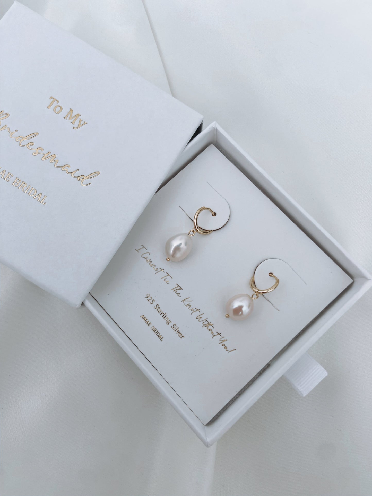 Sterling Silver Freshwater Pearl Drop Earrings