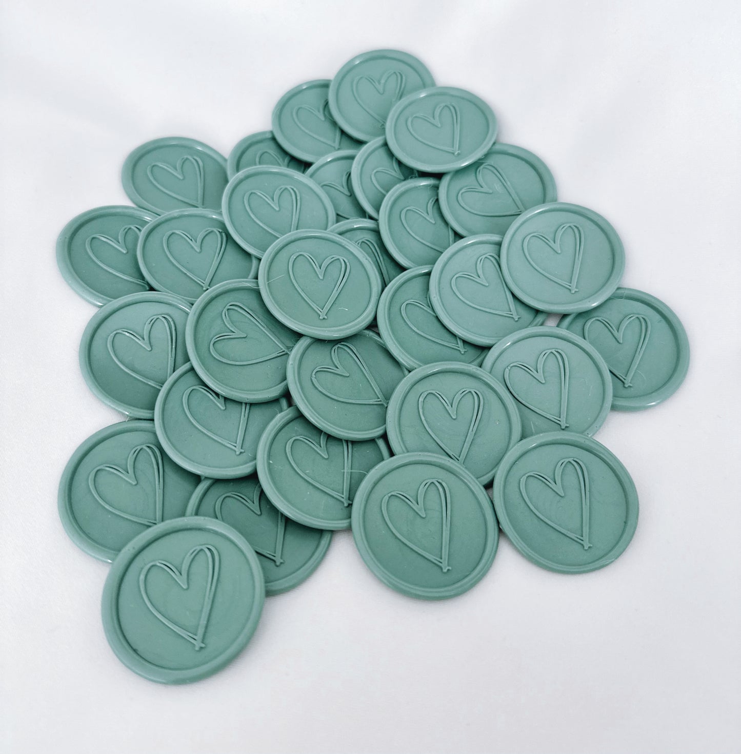 Heart Wax Seal Stickers
