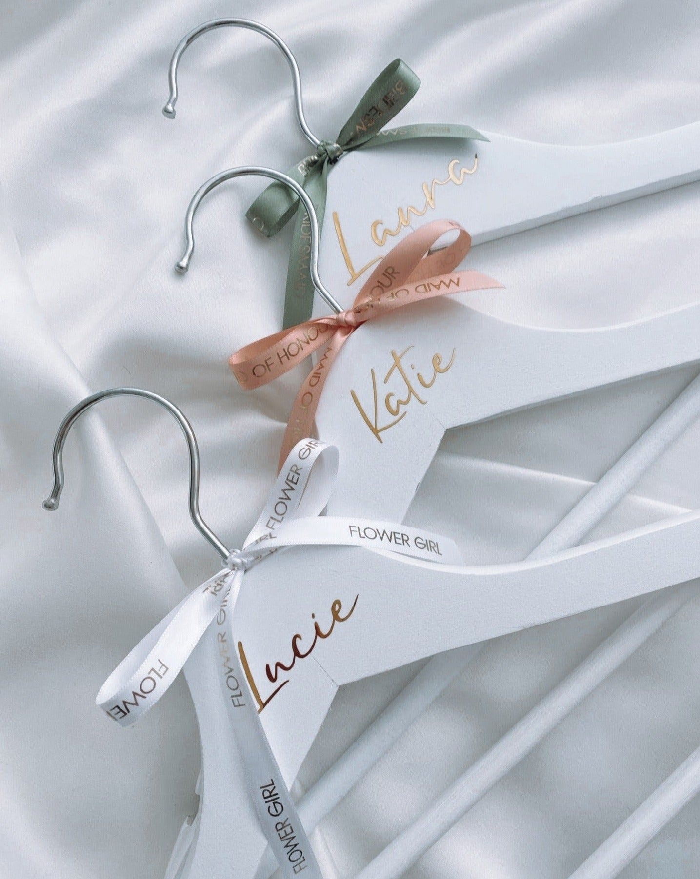 Personalised dress clearance hangers