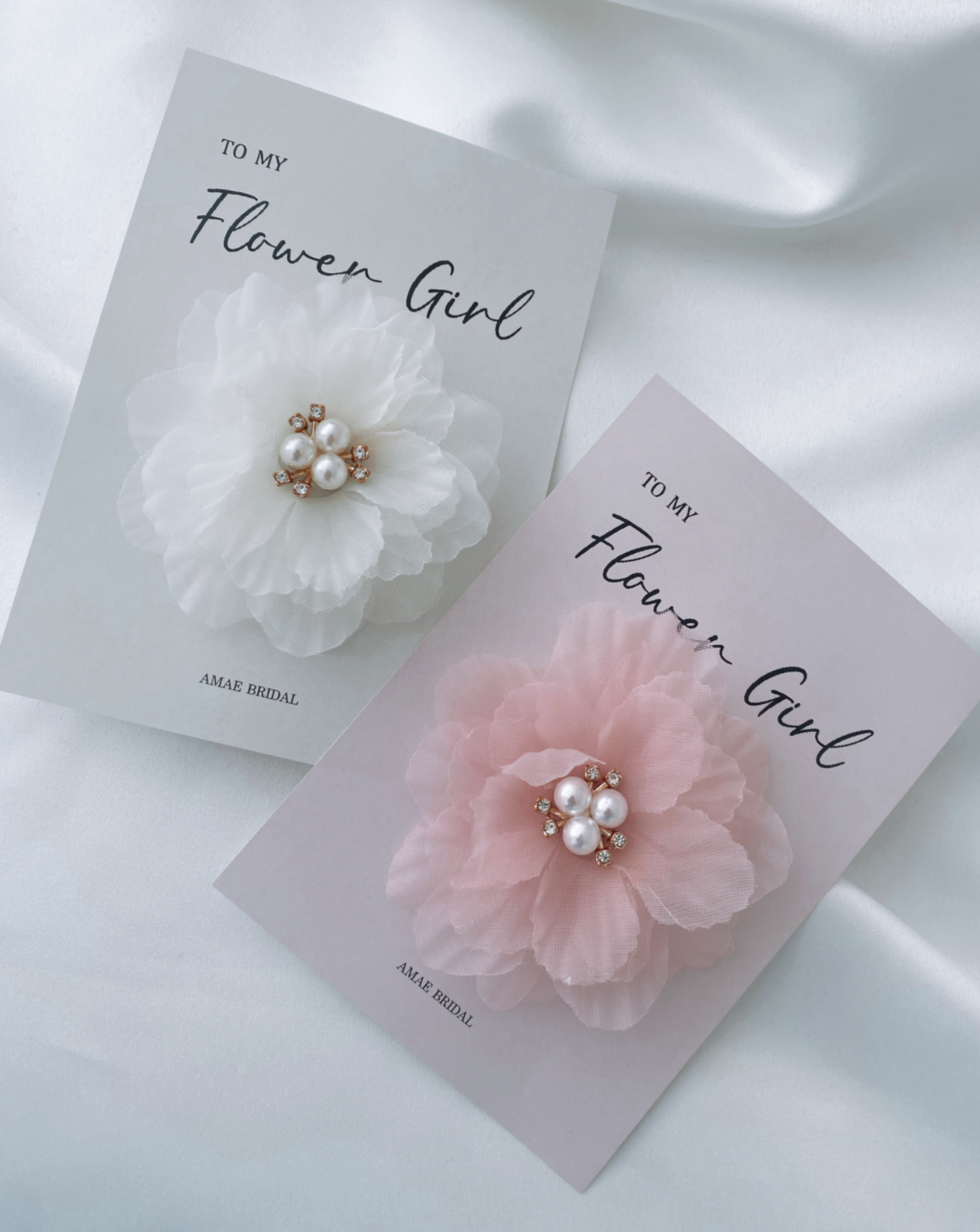 Flower Girl Hair Clips