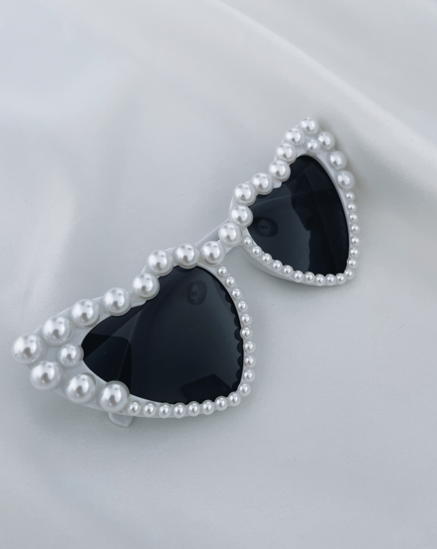 Pearl Heart Shaped Sunglasses