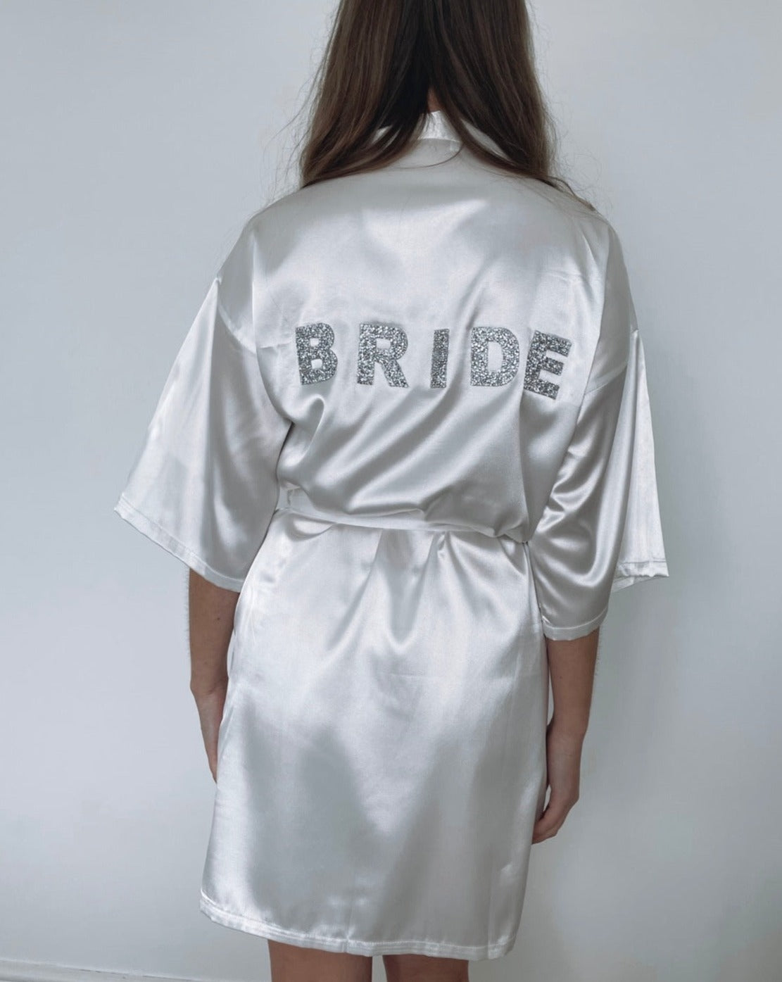 Personalised Diamante Bride Robe