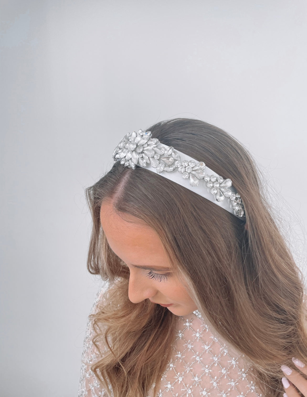 Silver Rhinestone Headband