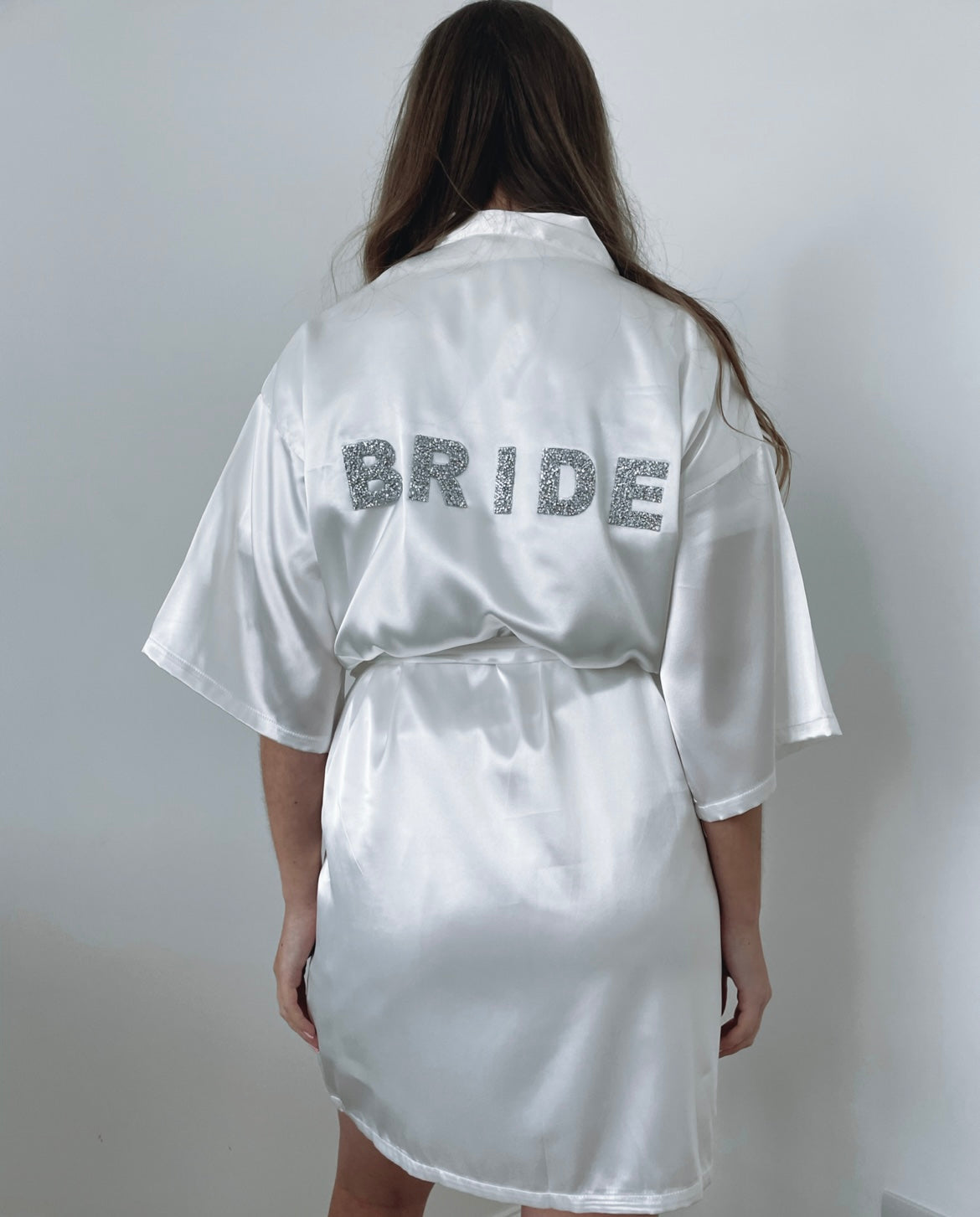 Personalised Diamante Bride Robe