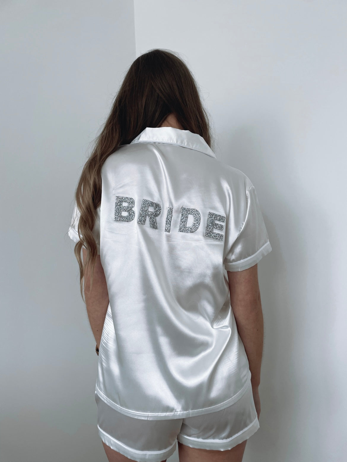Personalised Diamante Bride Pyjamas
