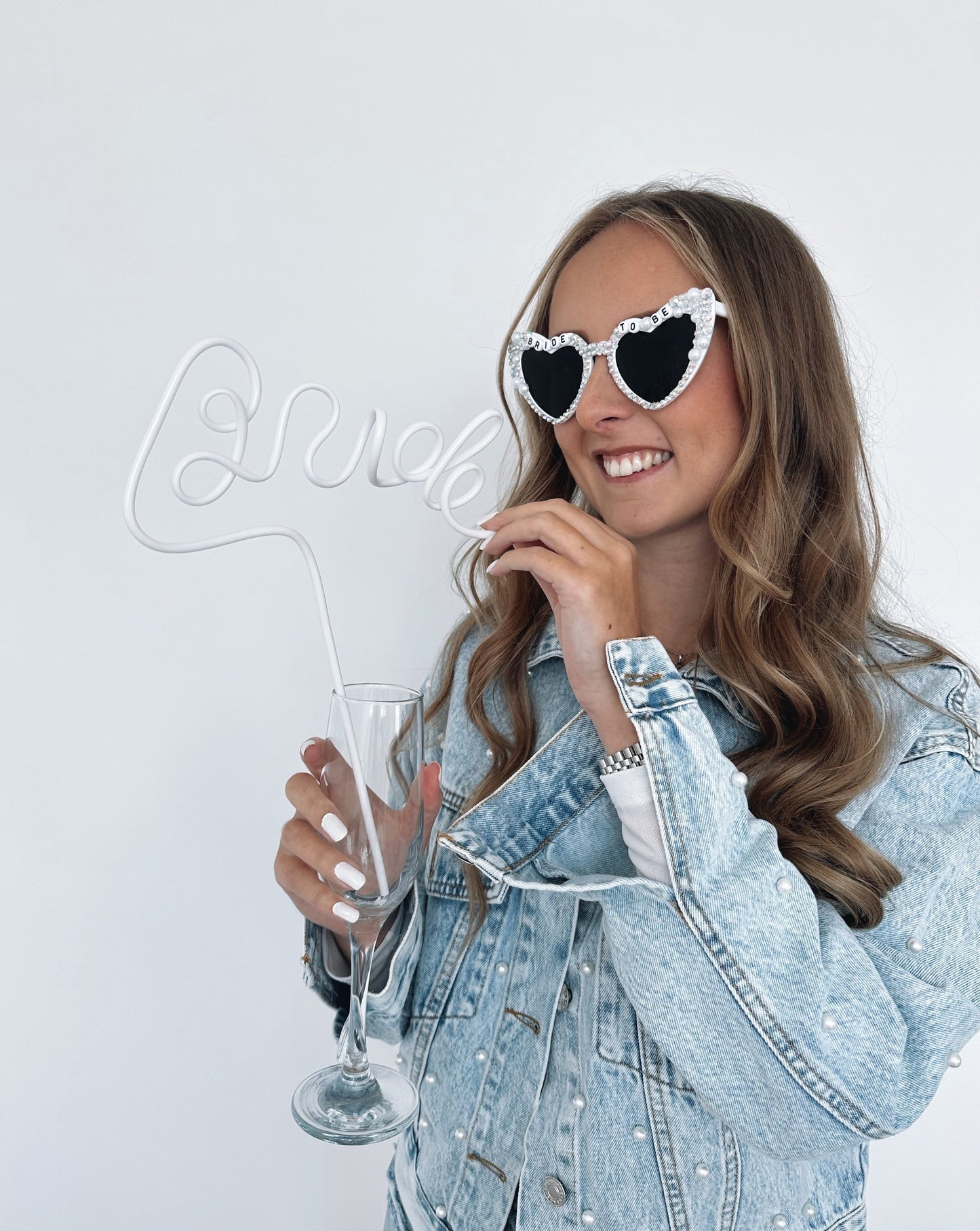 Bride Drinking Straw