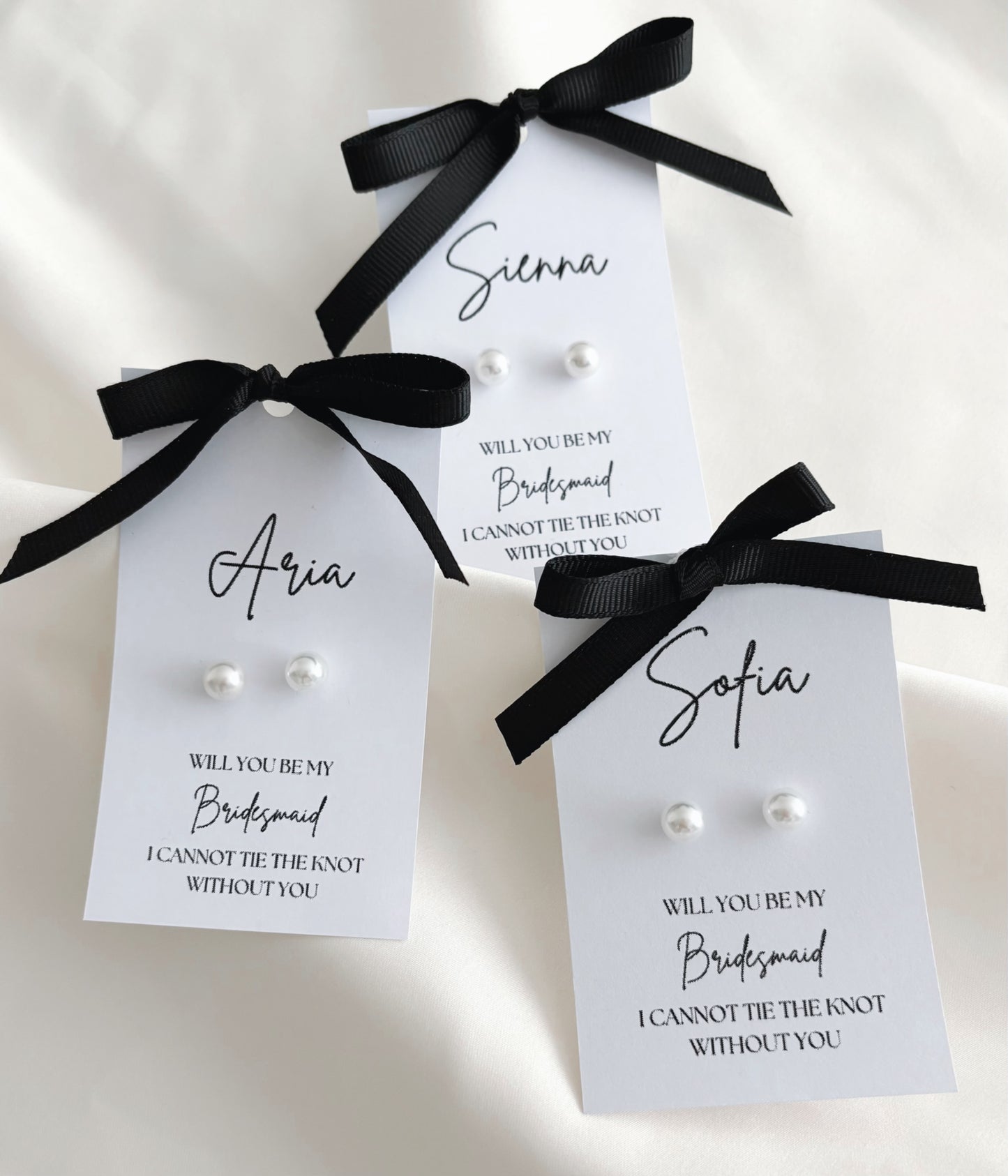Personalised Pearl Earrings