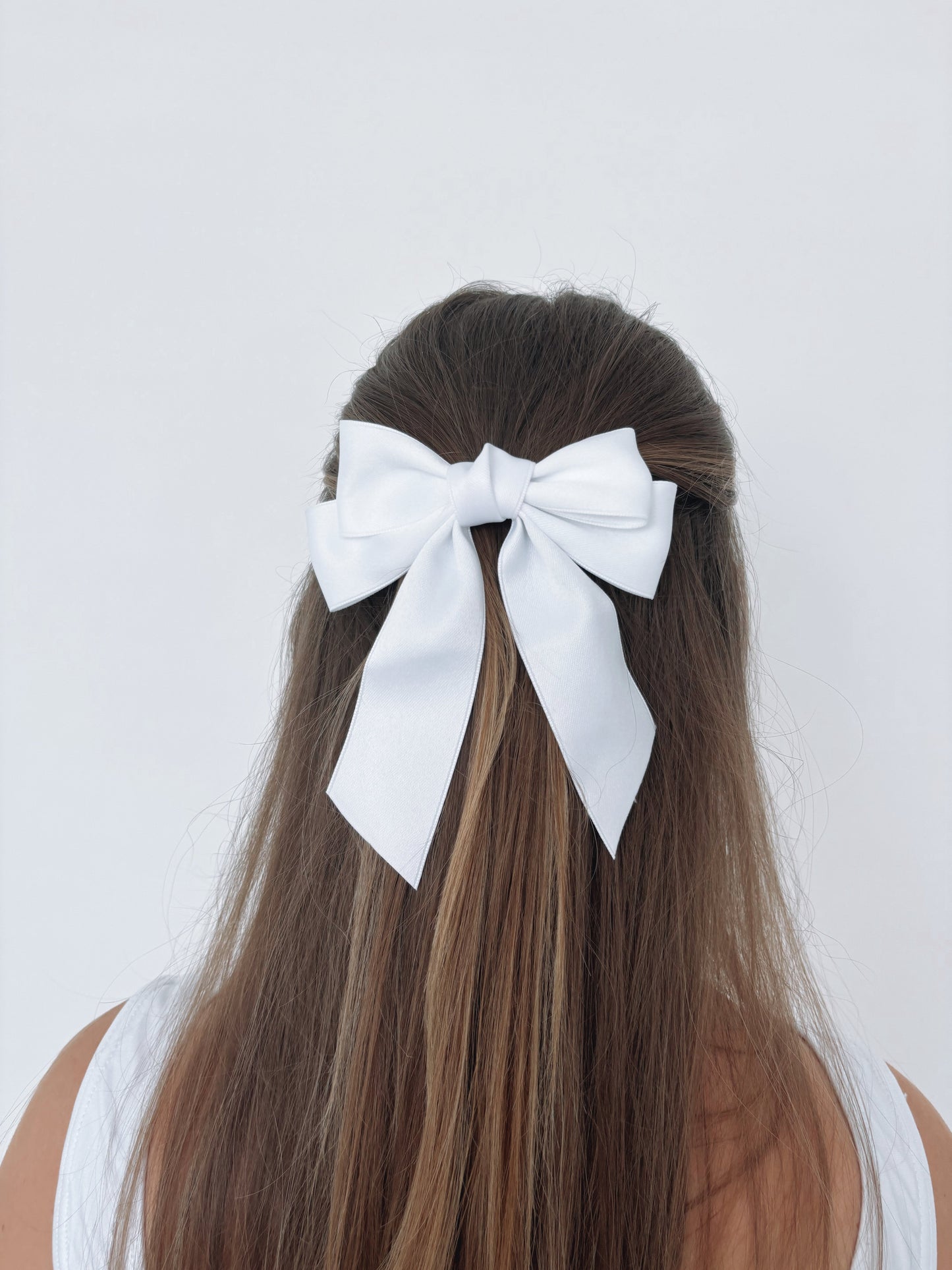 White Hair Bow