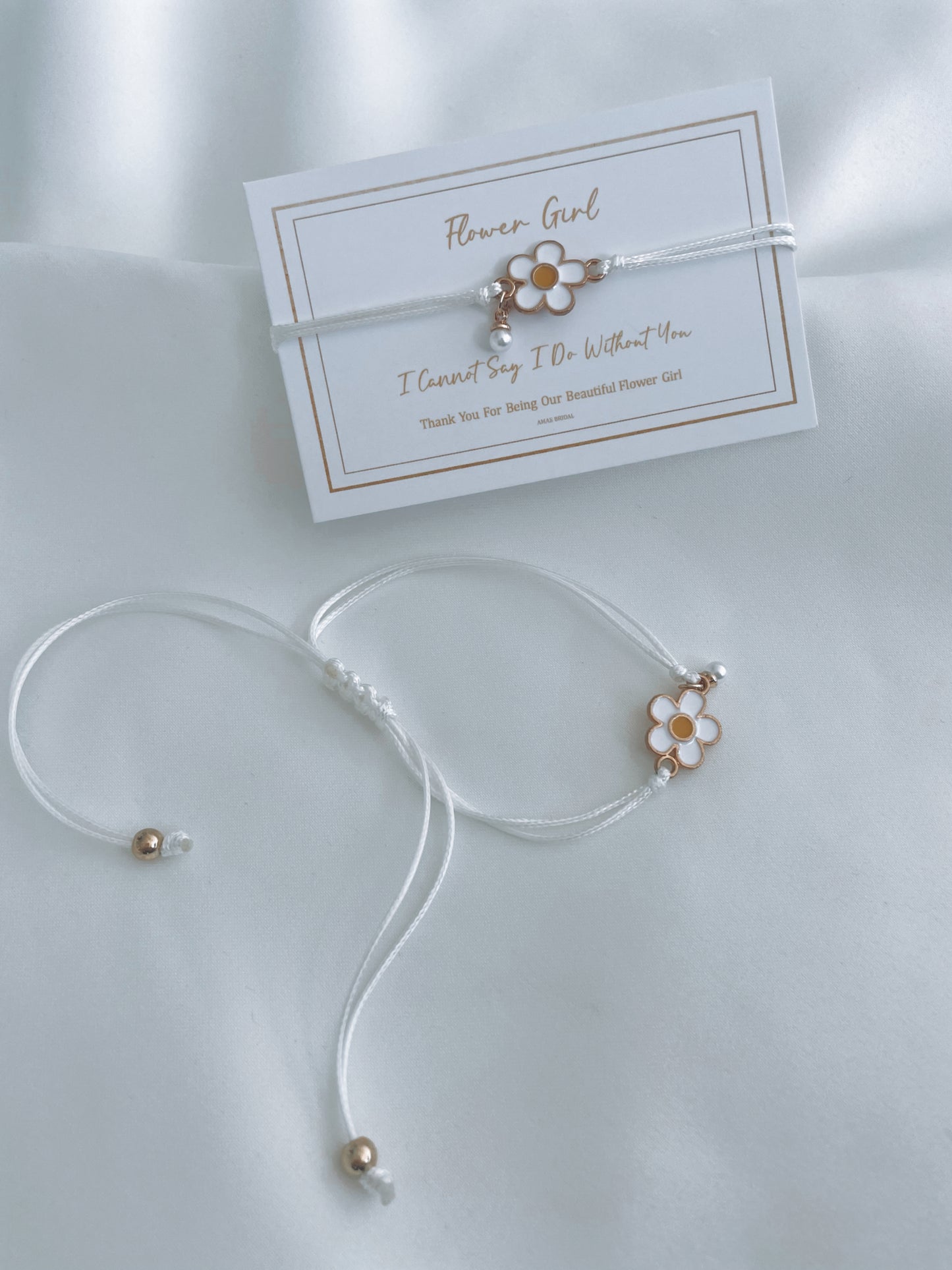 Flower Girl Daisy Bracelet