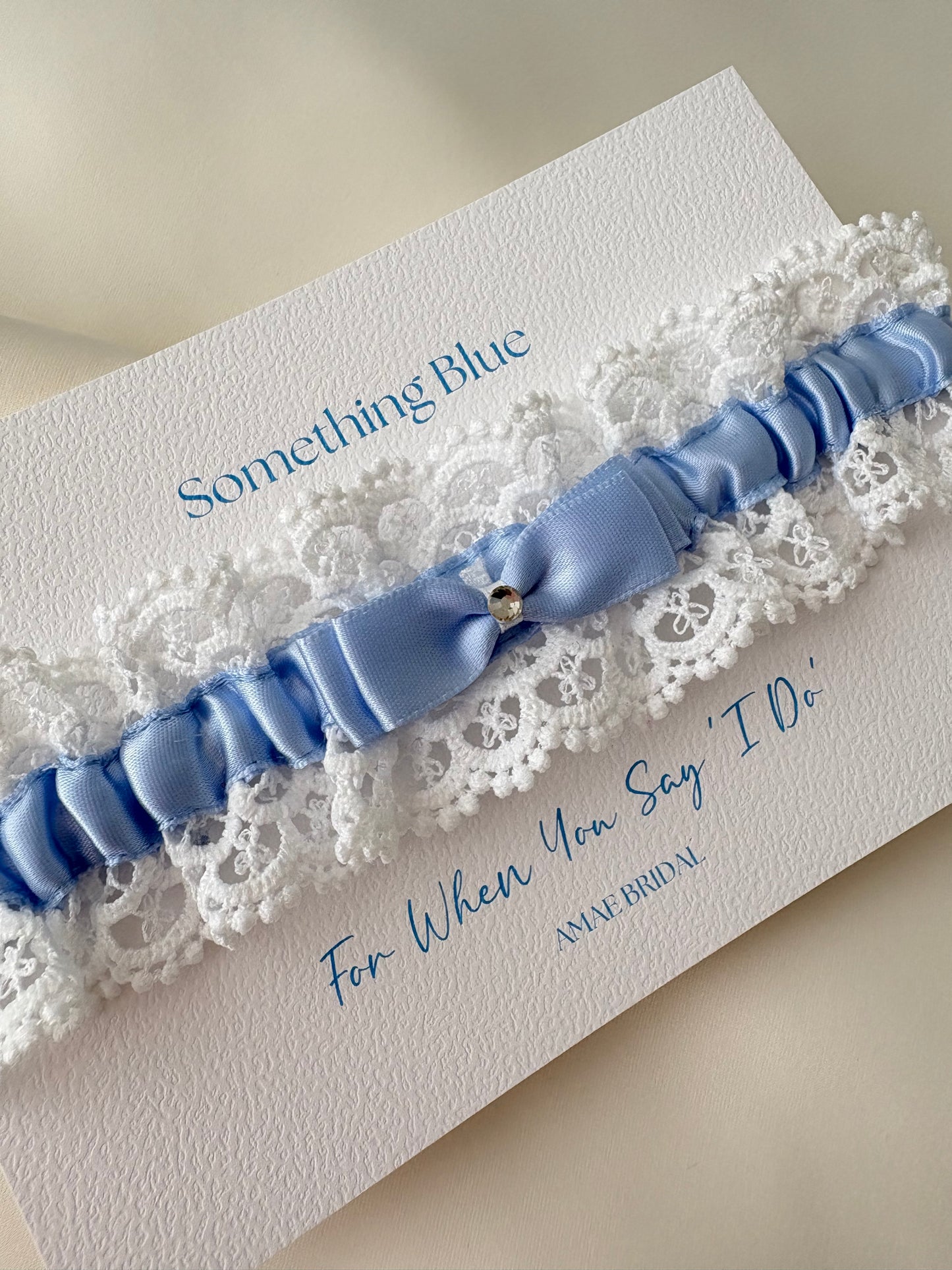 Something Blue Garter