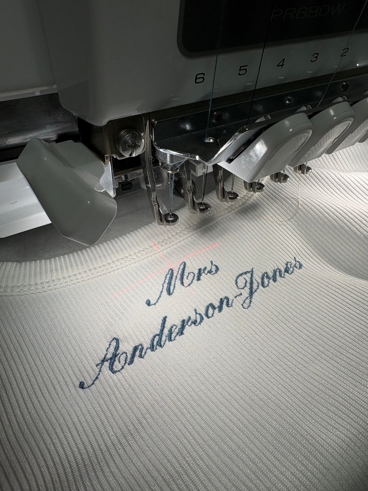 Bride Embroidered Tank Top
