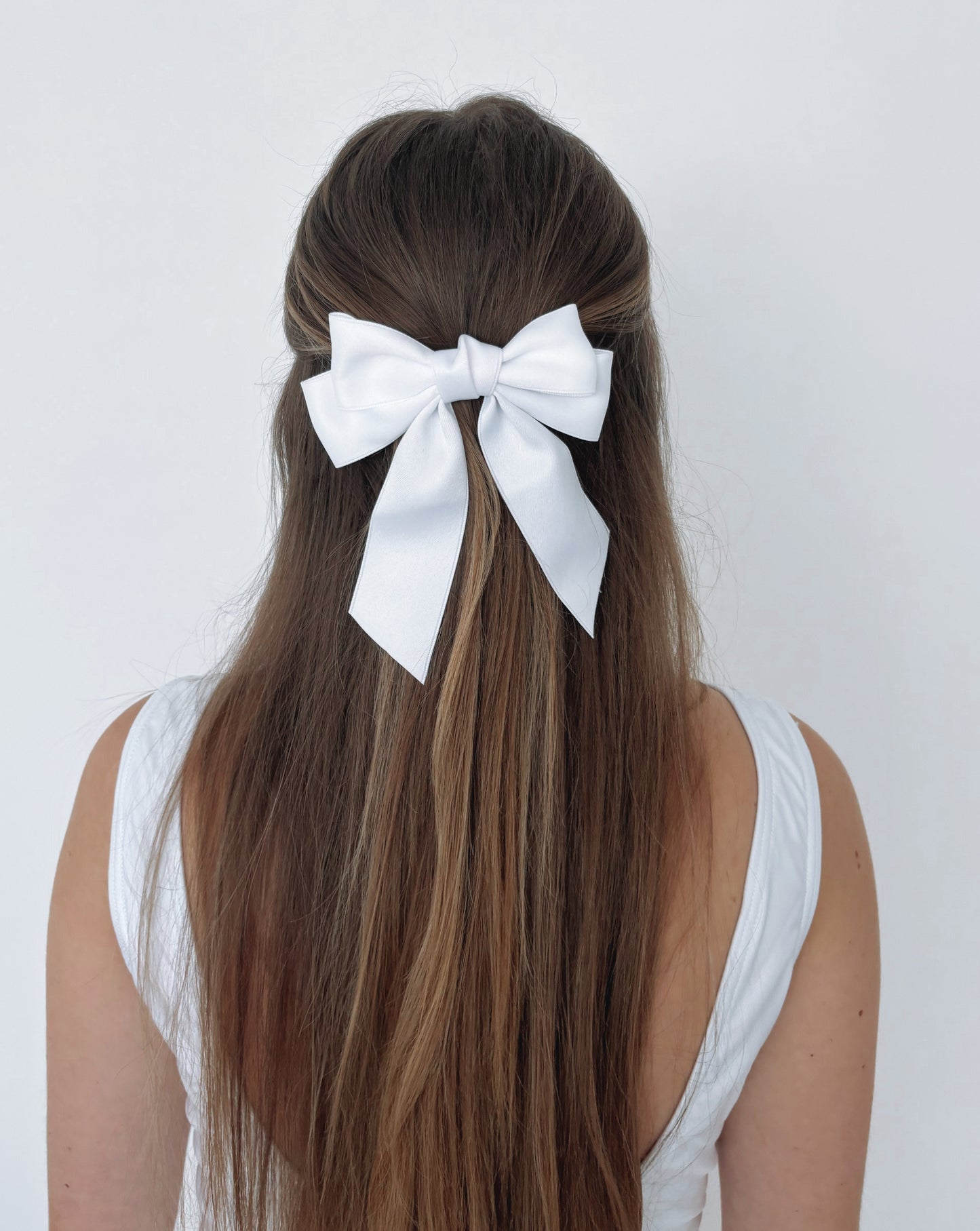 White Hair Bow
