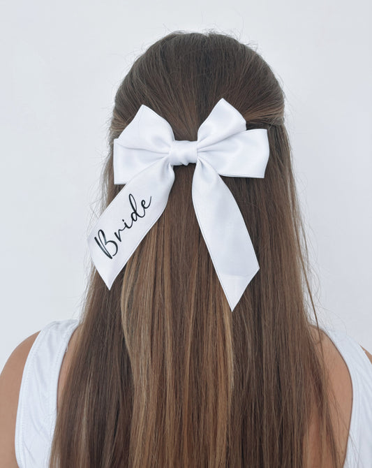 White Hair Bow