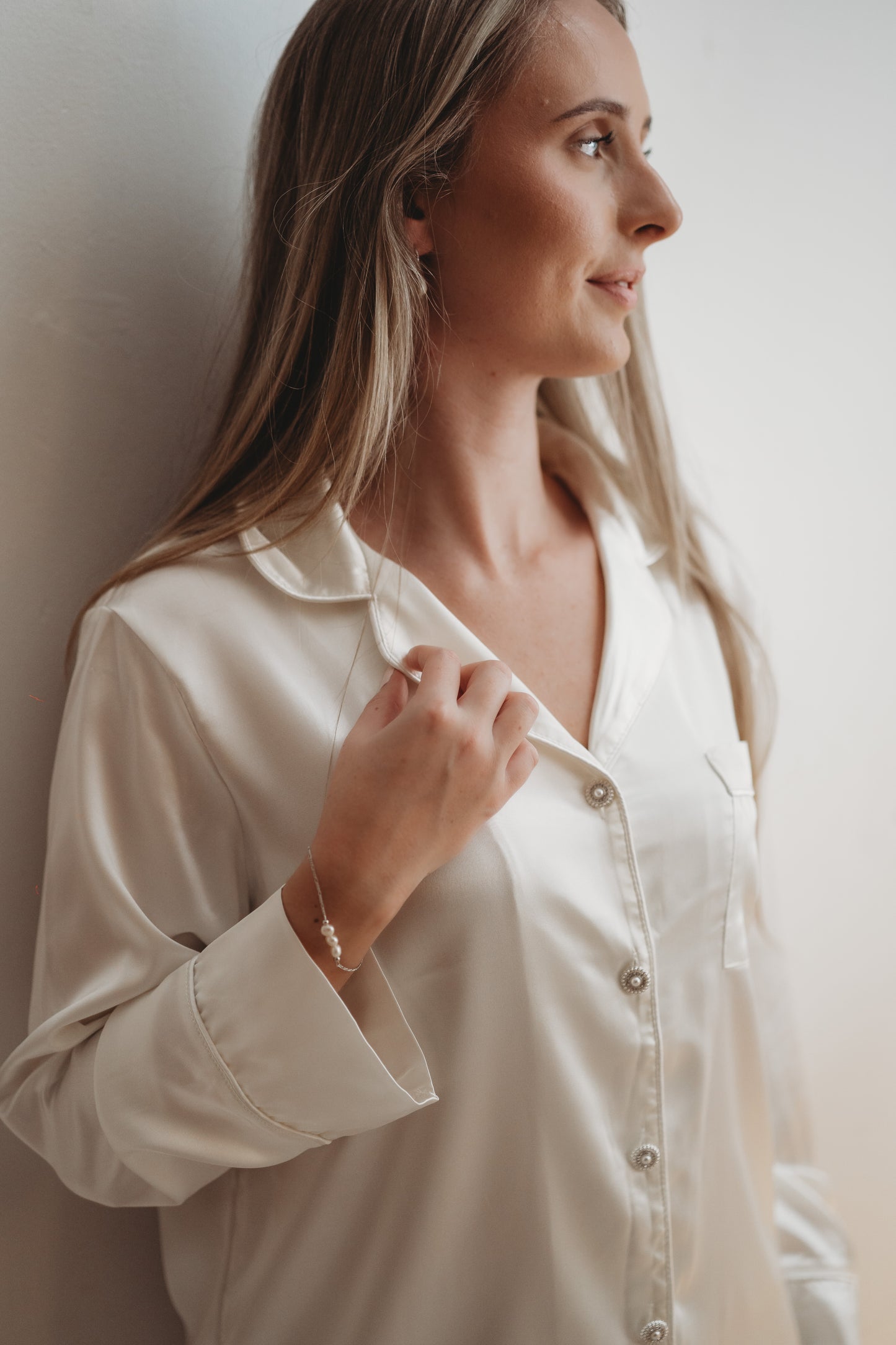 White Luxury Bridal Pyjamas