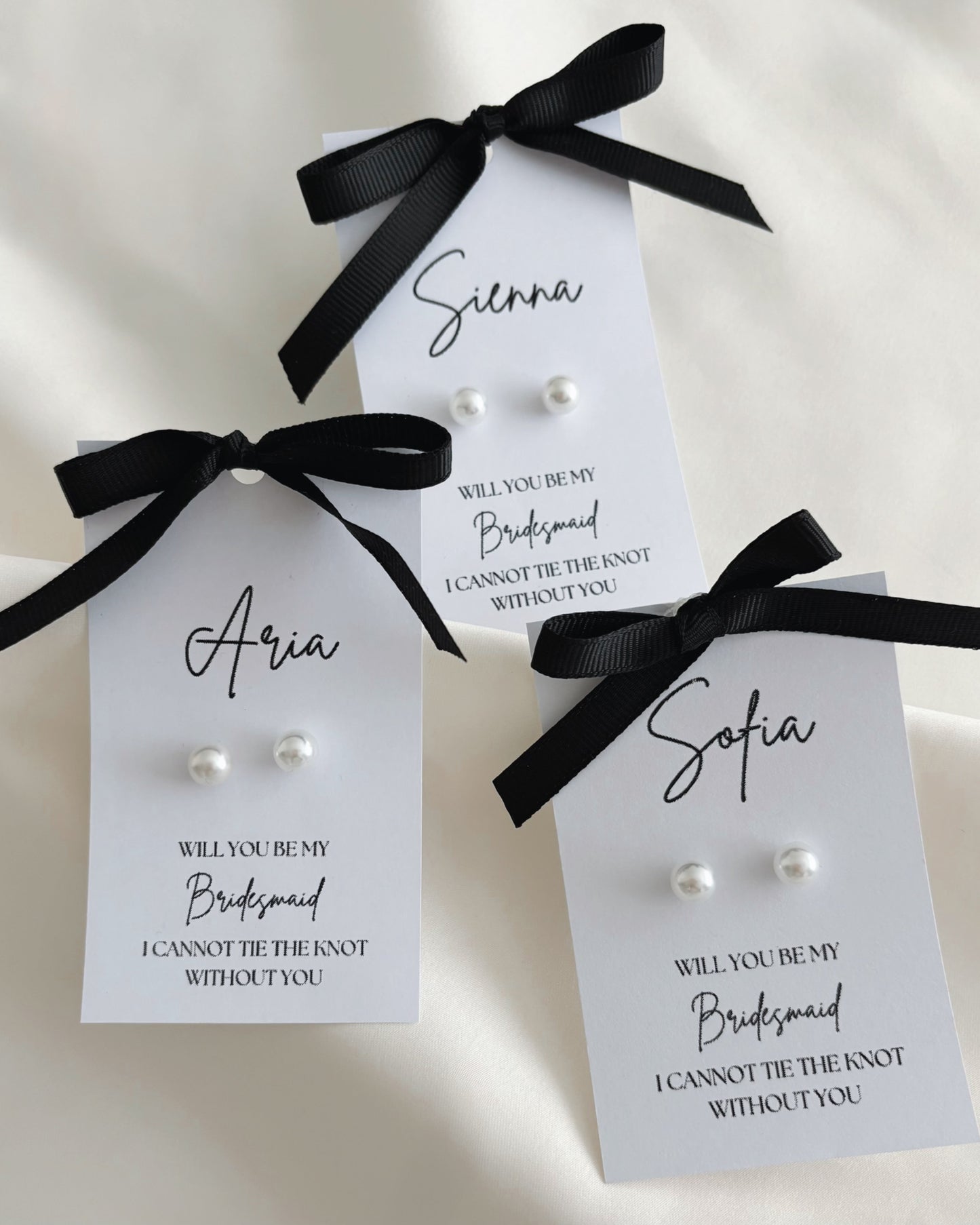 Personalised Pearl Earrings