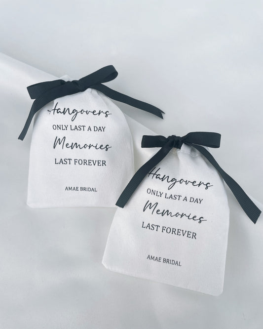 Hangover Kit Pouches