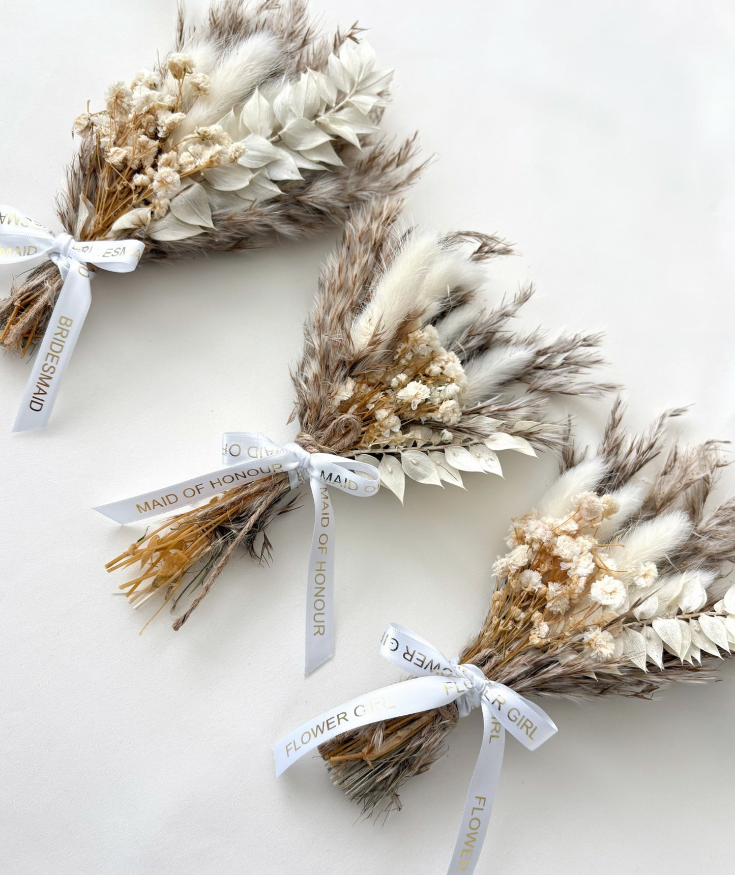 Mini Dried Flower Bridesmaid Bouquet
