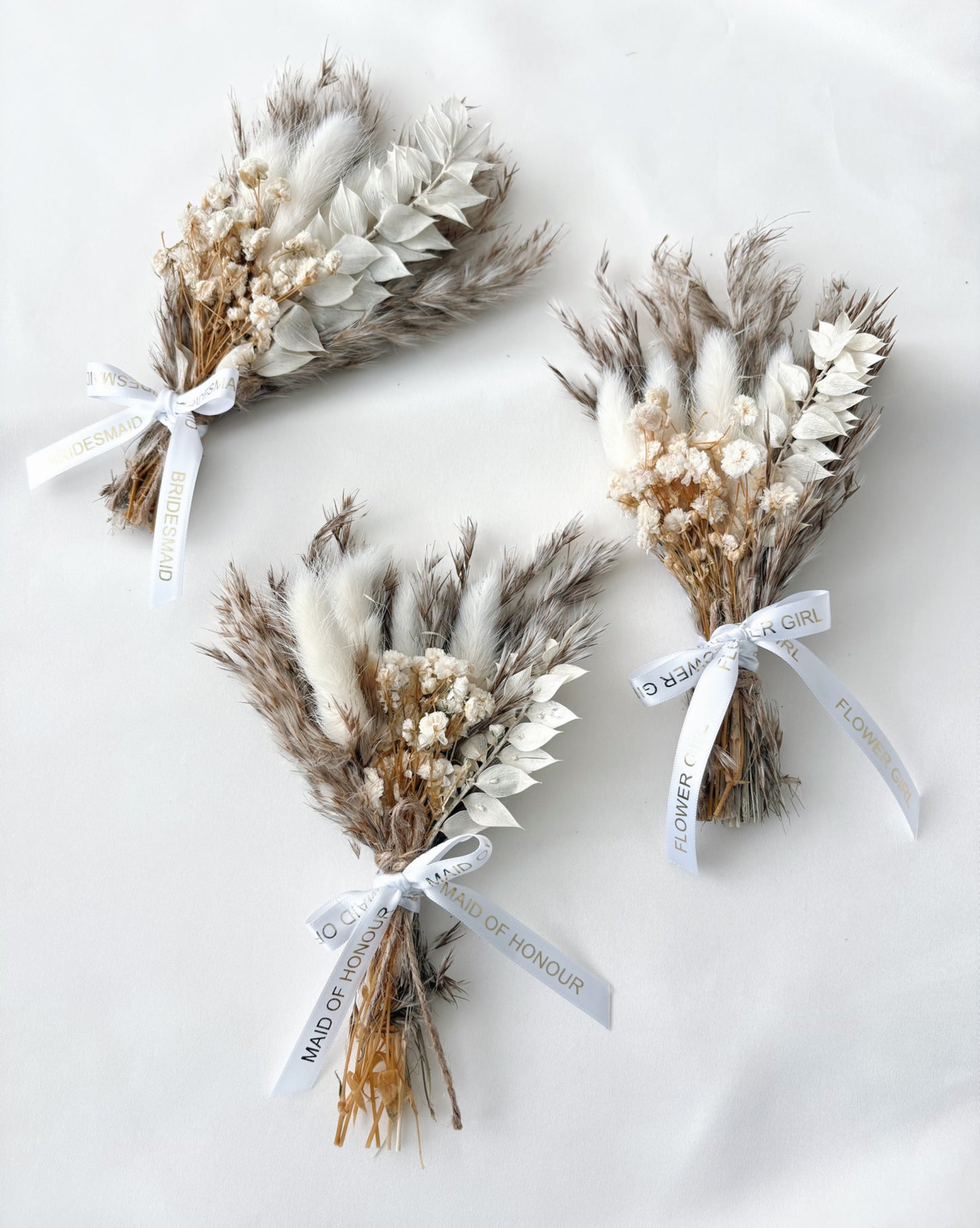 Mini Dried Flower Bridesmaid Bouquet