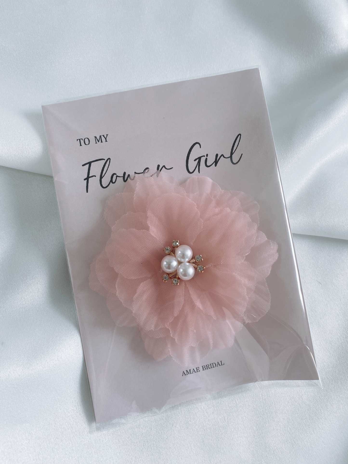 Flower Girl Hair Clips