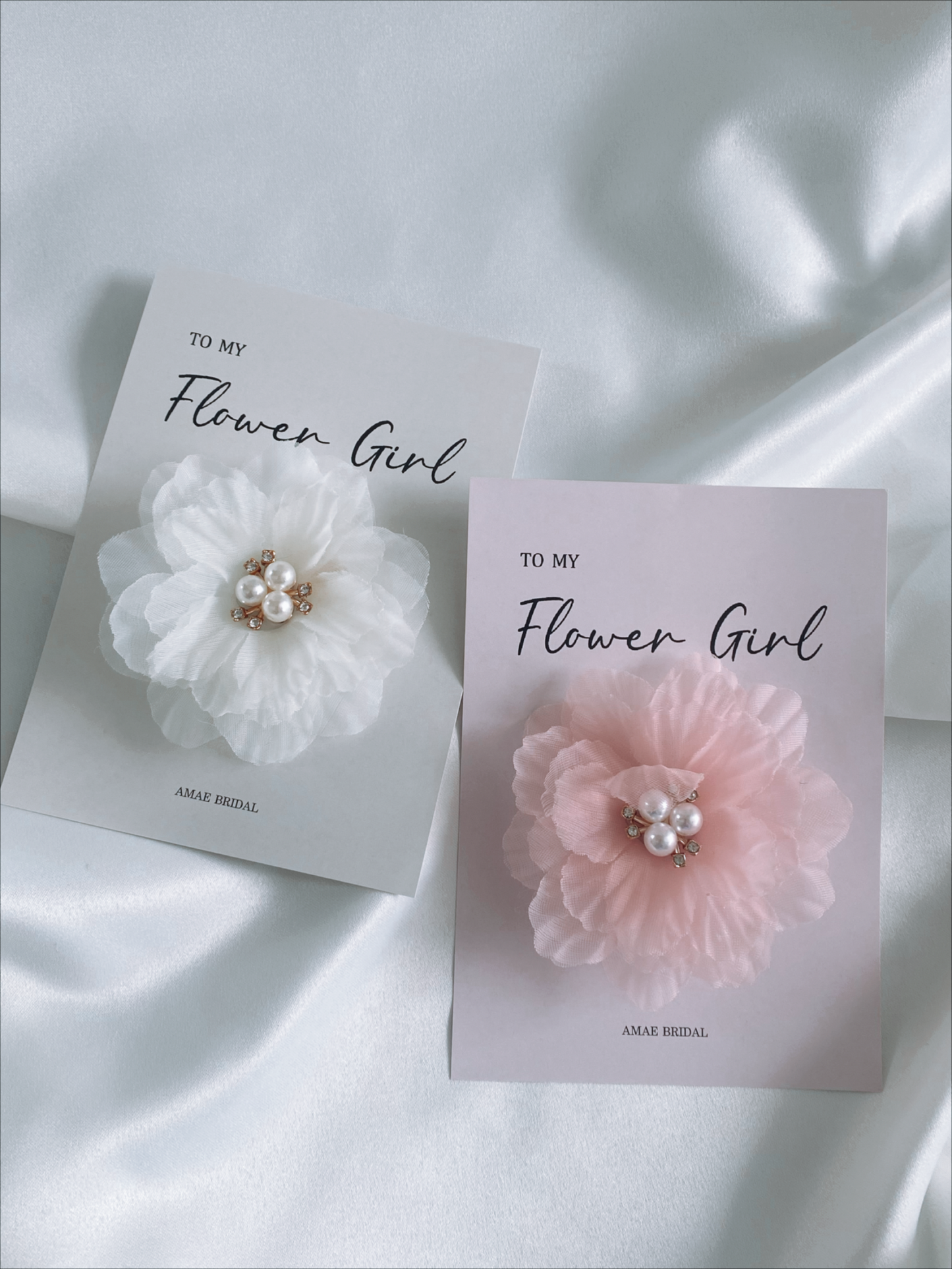 Flower Girl Hair Clips