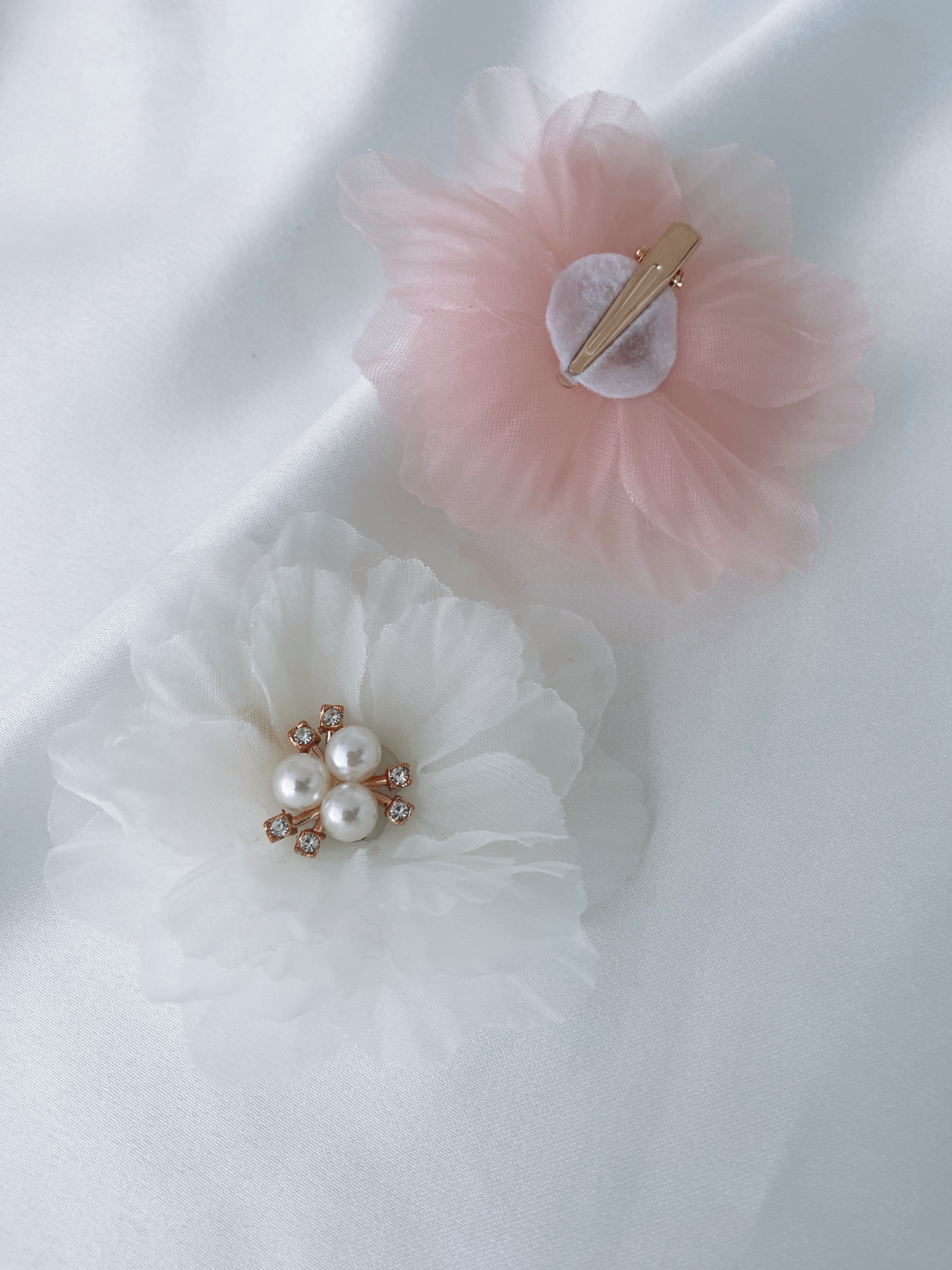 Flower Girl Hair Clips