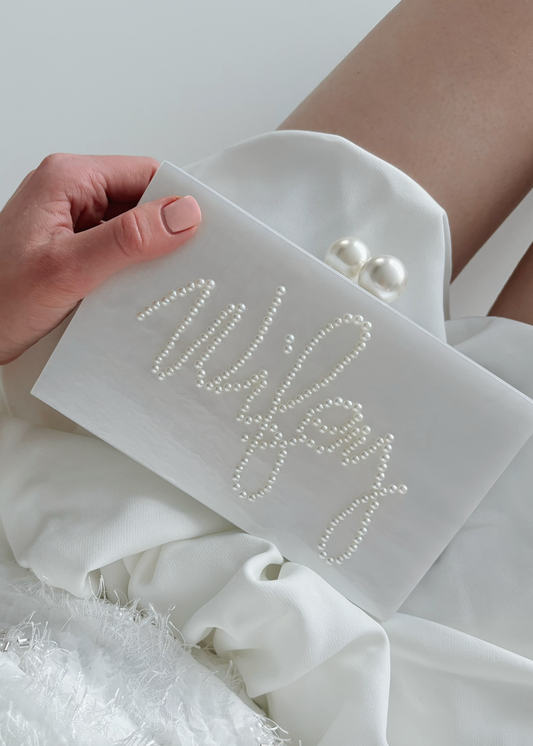 Wifey Pearl Box Bag