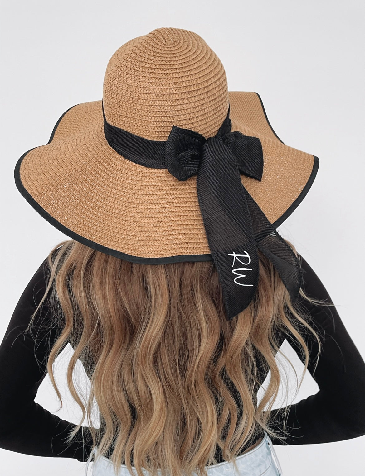 Personalised Straw Beach Hat