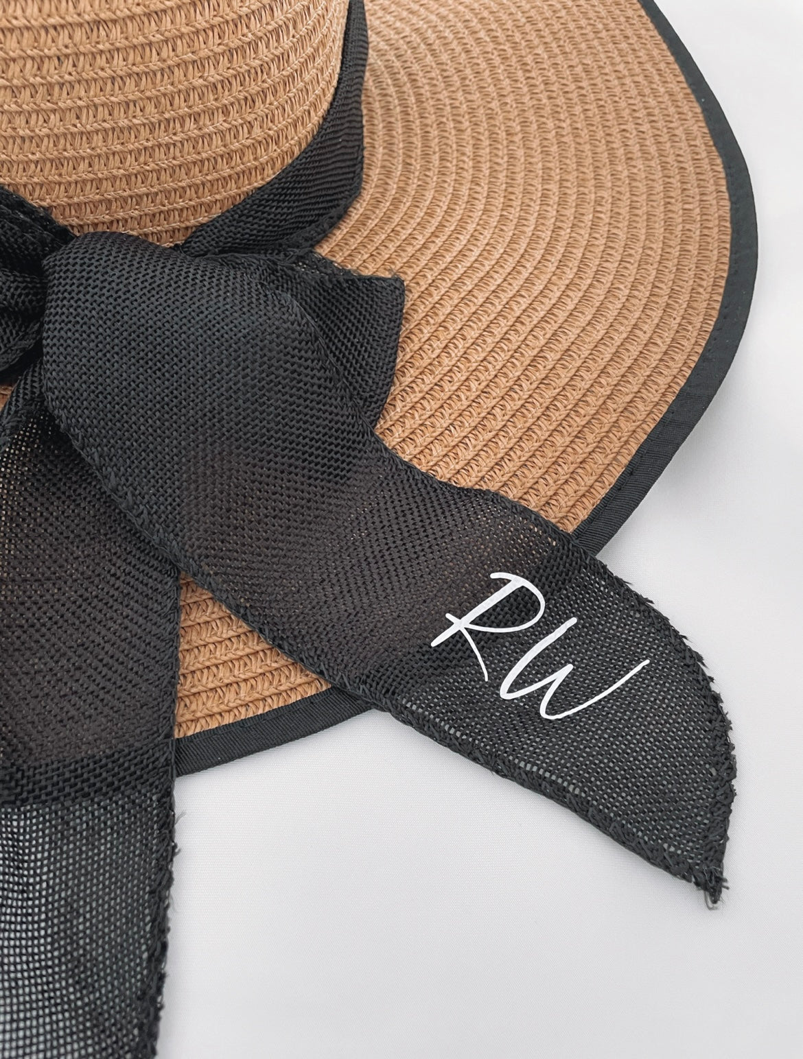 Personalised Straw Beach Hat