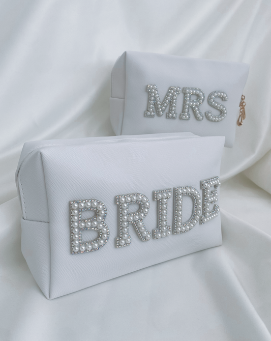 Personalised Bridal Make-Up Bag / Toiletry Pouch