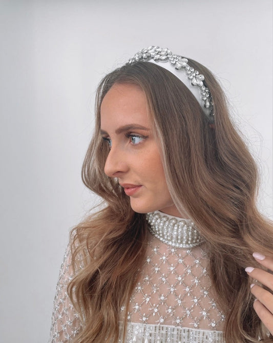 Silver Rhinestone Headband