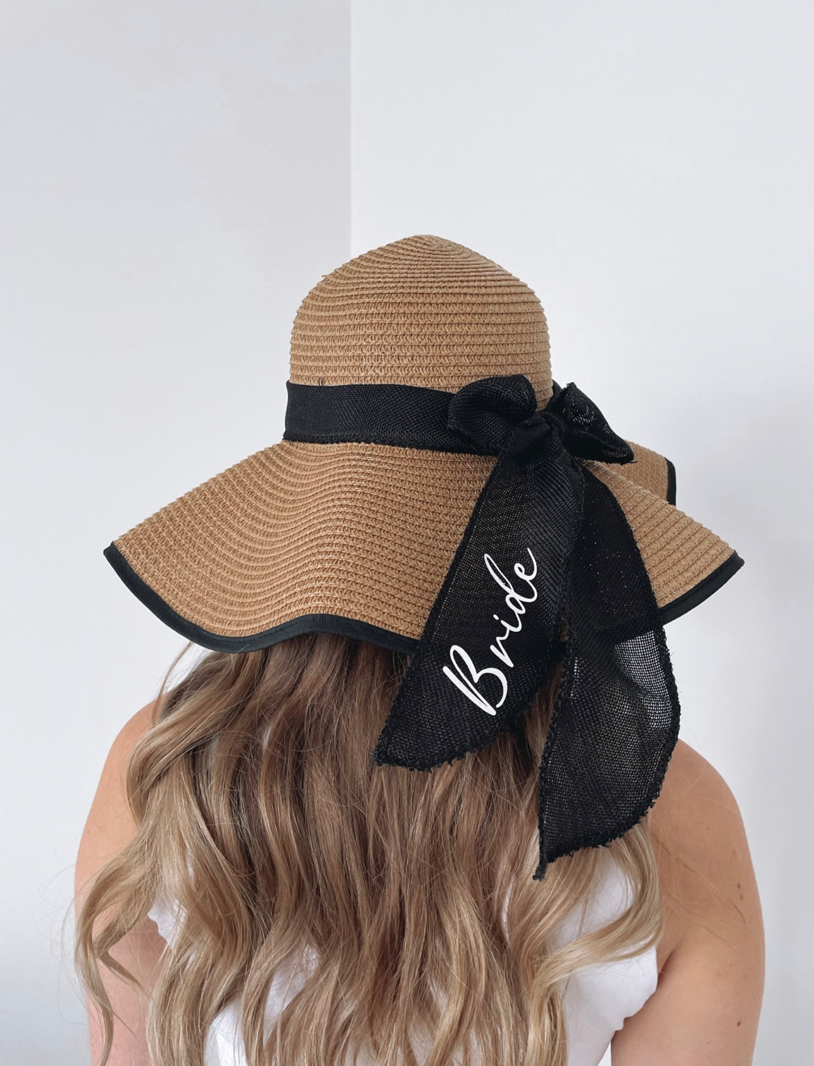 Personalised Straw Beach Hat