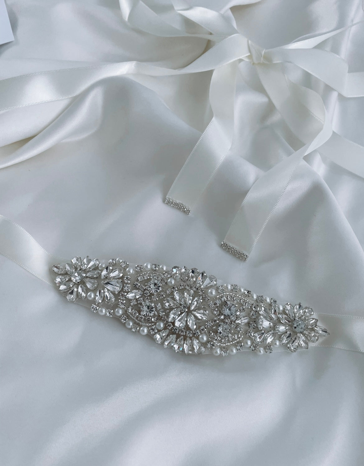 Diamond & Pearl Bridal Belt