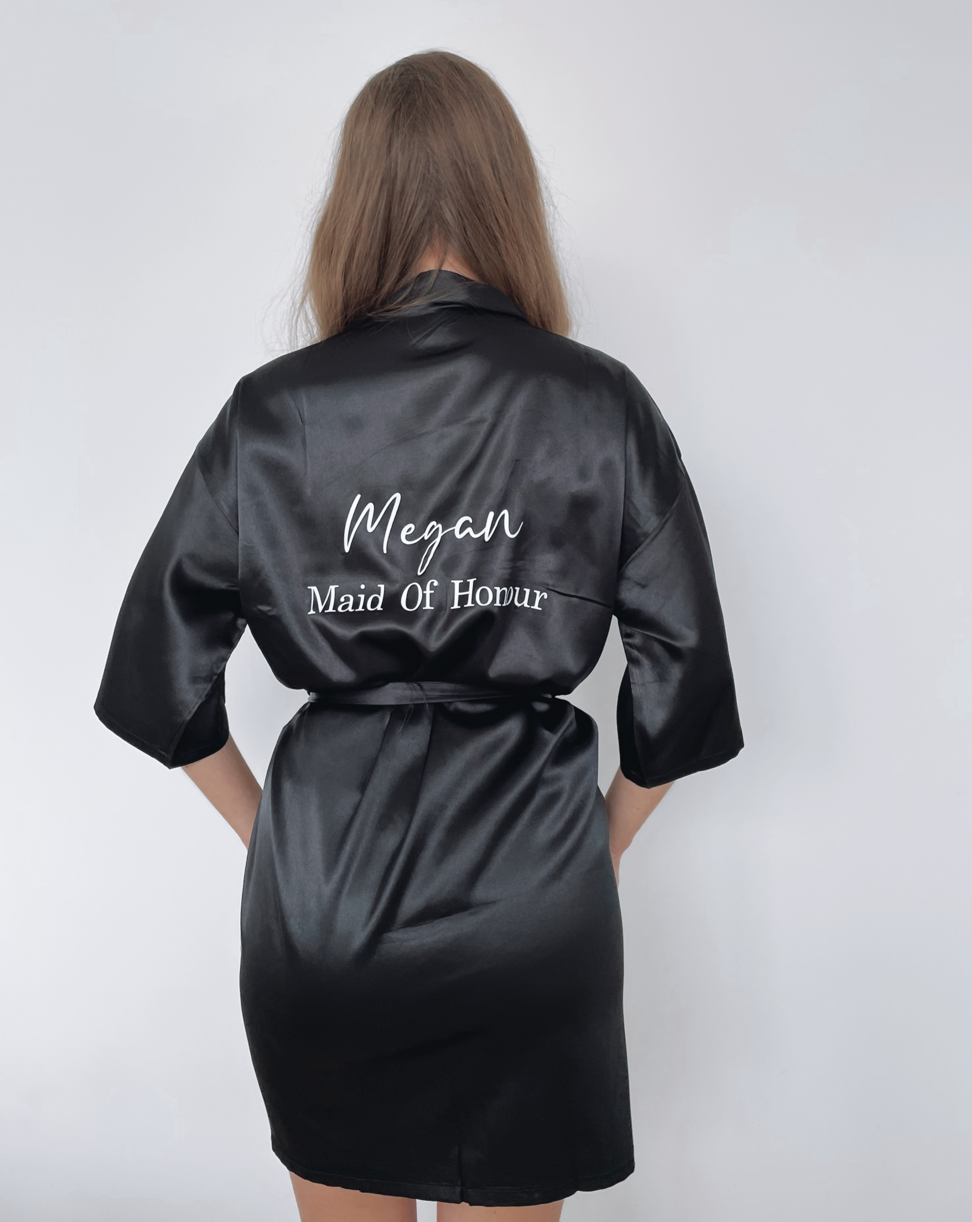 Cheap black silk robes online